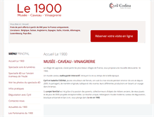 Tablet Screenshot of 1900-lagrasse.com